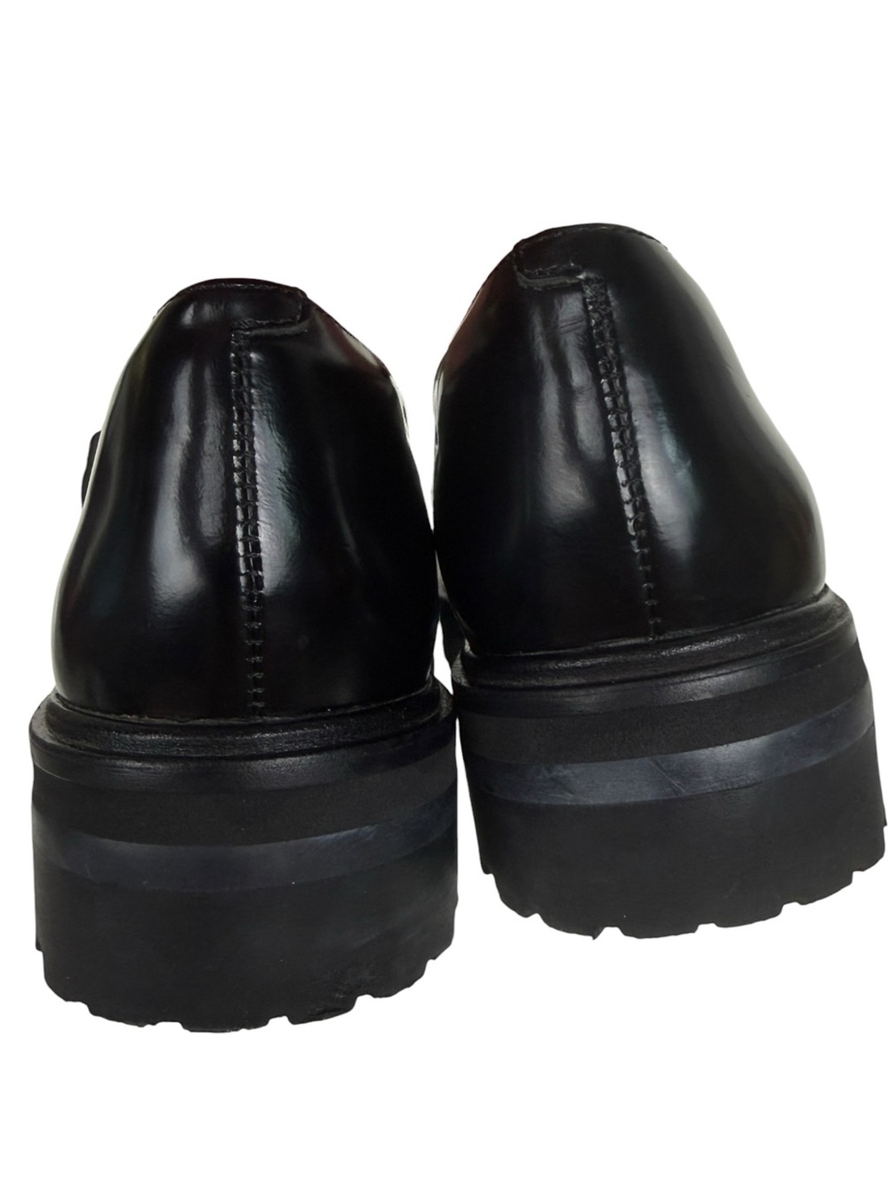 Reformation Patent Abalonia Mary Jane T Strap Lugged Loafers - Picture 4 of 8